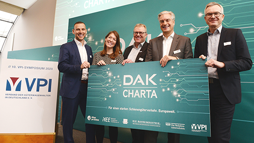 Präsentation DAK-Charta auf 10. VPI-Symposium am 14.1.2020 in Hamburg | Bildquelle: VPI (Verband der Güterwagenhalter in Deutschland)
