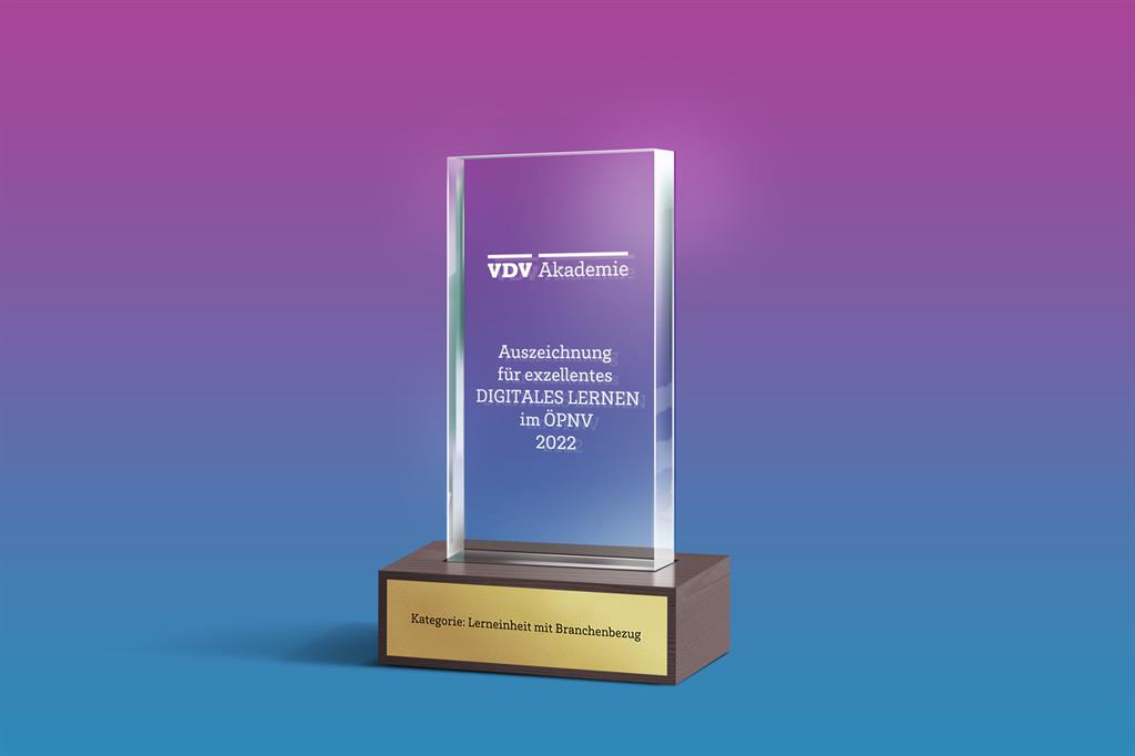 VDV-Pressebild: Auszeichnung für exzellentes Lernen im ÖPNV